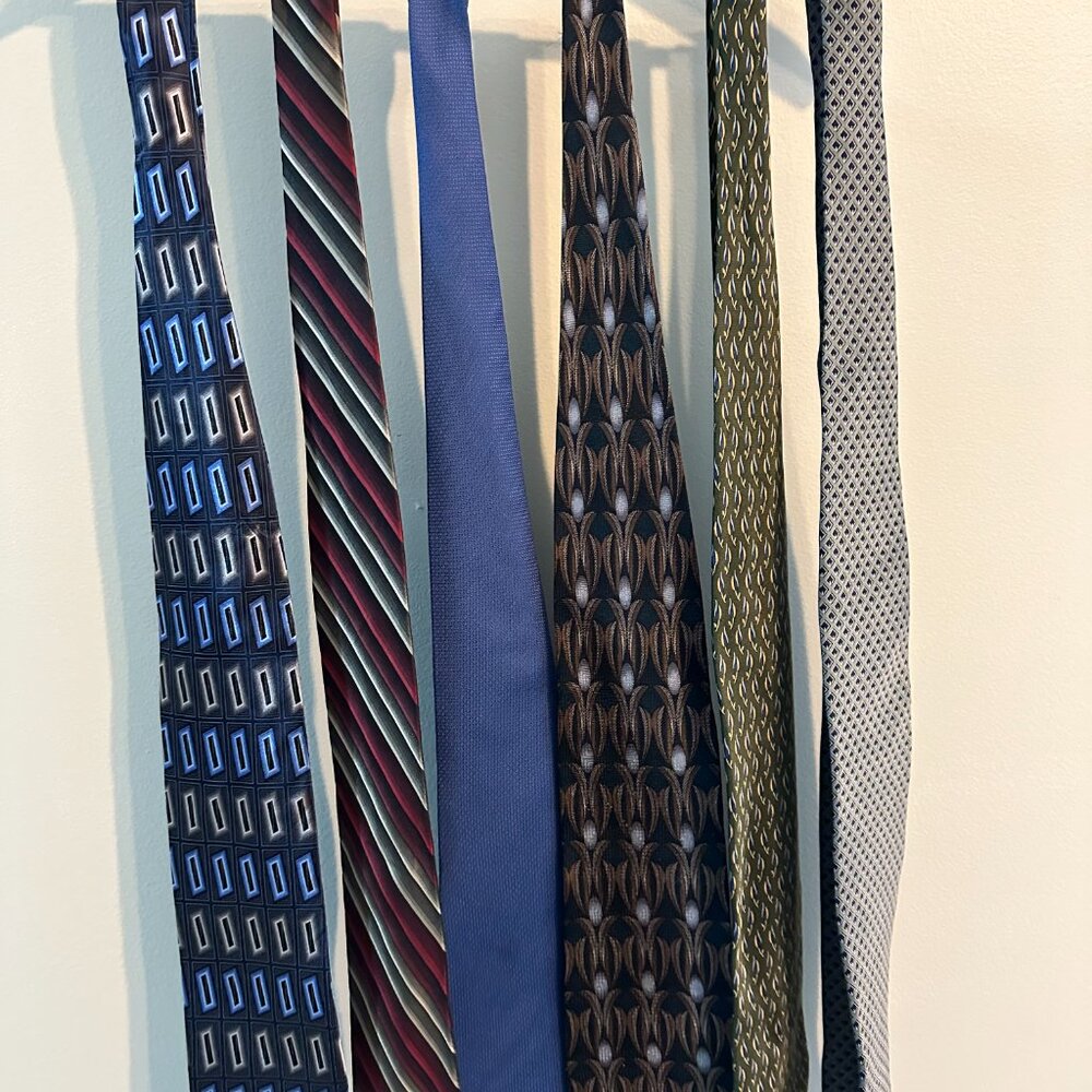Lot of six men's ties